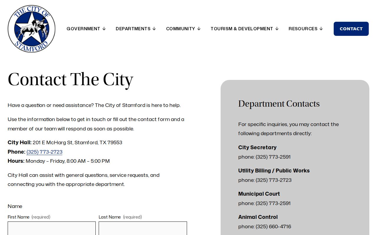 Stamford court records municipal court contact source